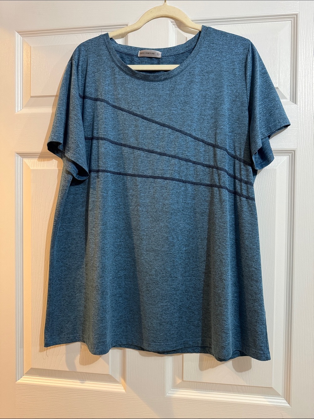 Soft Stretch Tee - Blue Short Sleeve Shirt